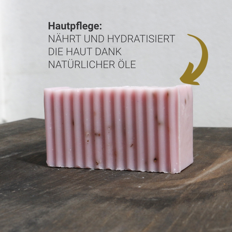 Duschseife BeerenLust mit Himbeersamen und zusätzlichen Pflanzenölen