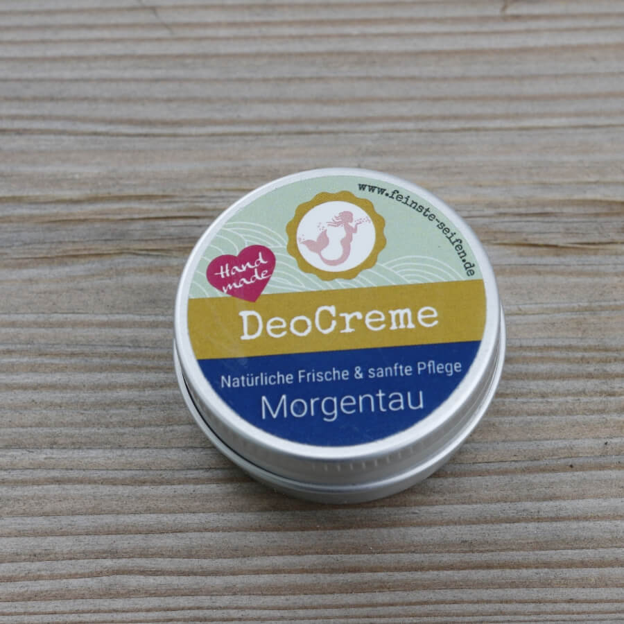 Mini DeoCreme Morgentau im praktischen Pocketformat mit frischem Duft nach grünem Tee und Gurke