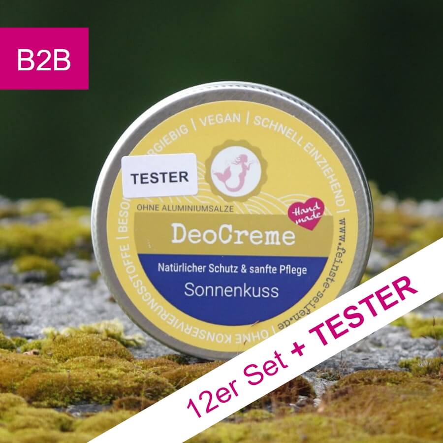 DeoCreme *Sonnenkuss* 12er Set + Tester