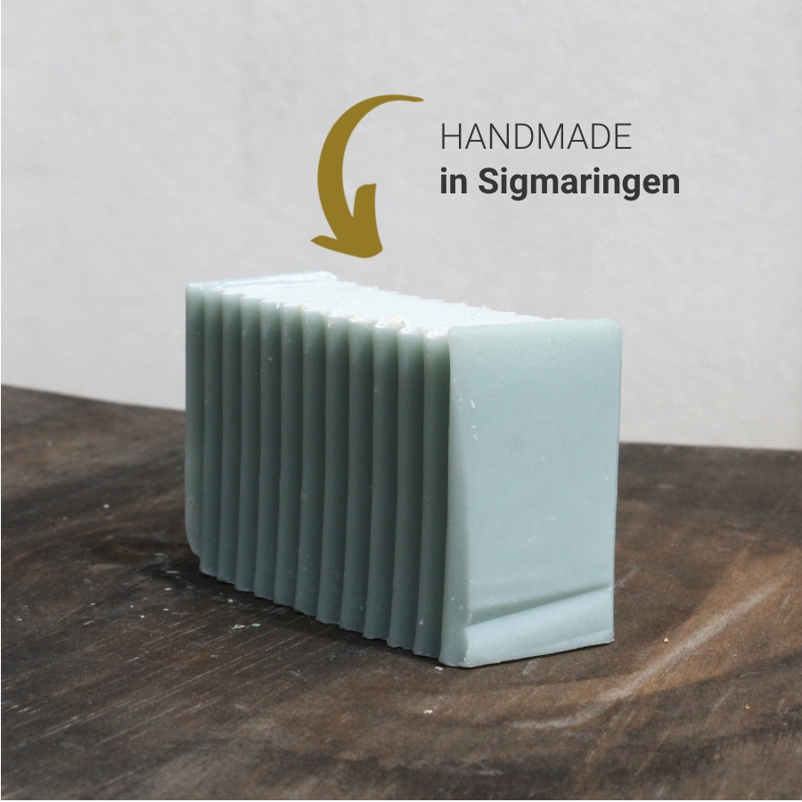 Handgemachte Duschseife NebelWald aus unserer Manufaktur in Sigmaringen