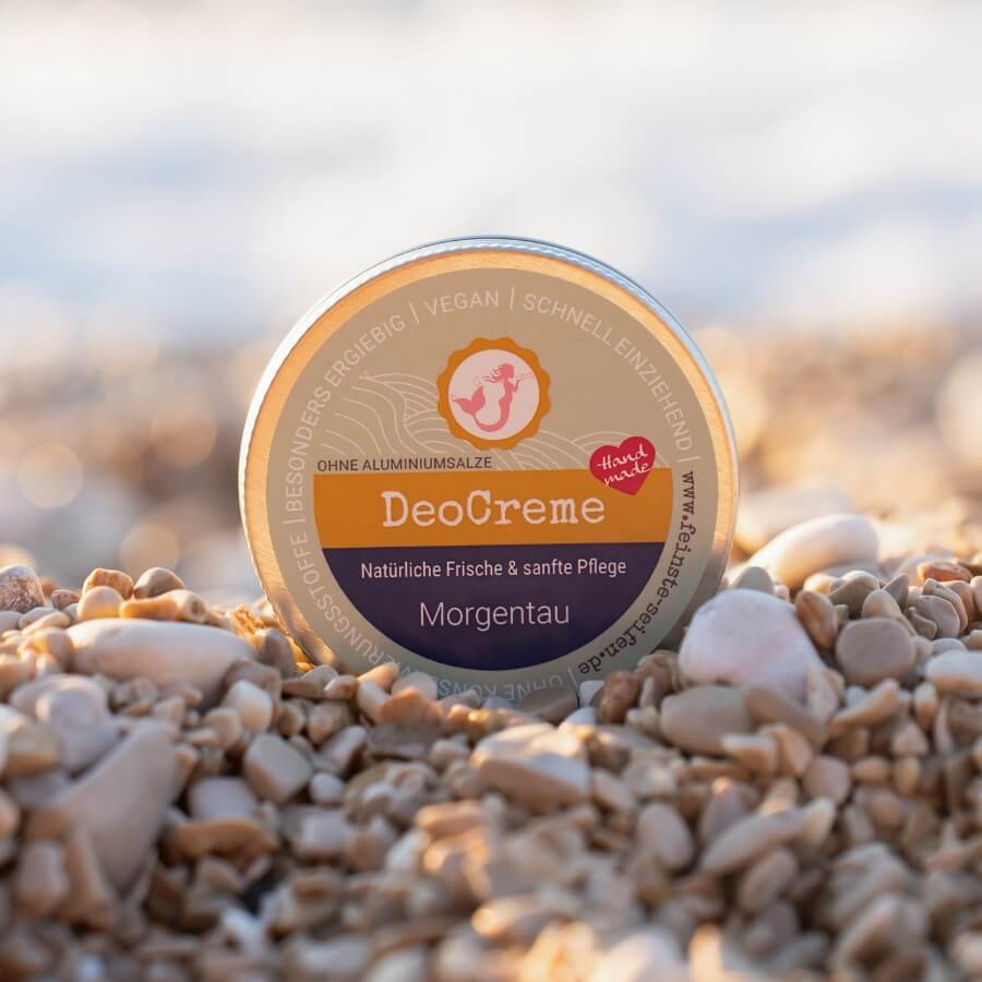 DeoCreme Morgentau in Aluminiumdose mit frischem Duft nach grünem Tee und Gurke