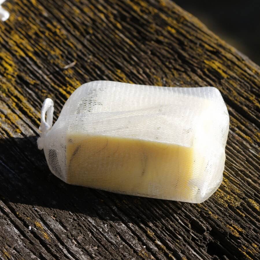 Feines Mesh-Säckchen für Seife und feste Shampoos